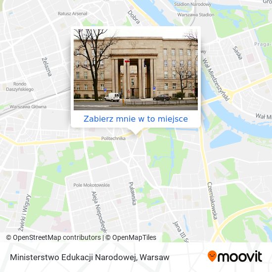 Mapa Ministerstwo Edukacji Narodowej