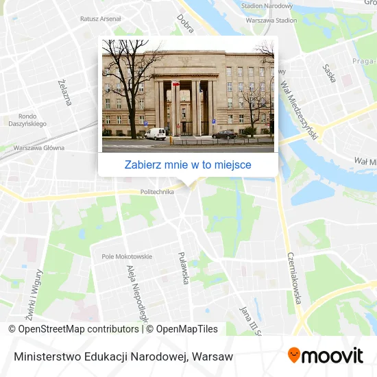 Mapa Ministerstwo Edukacji Narodowej