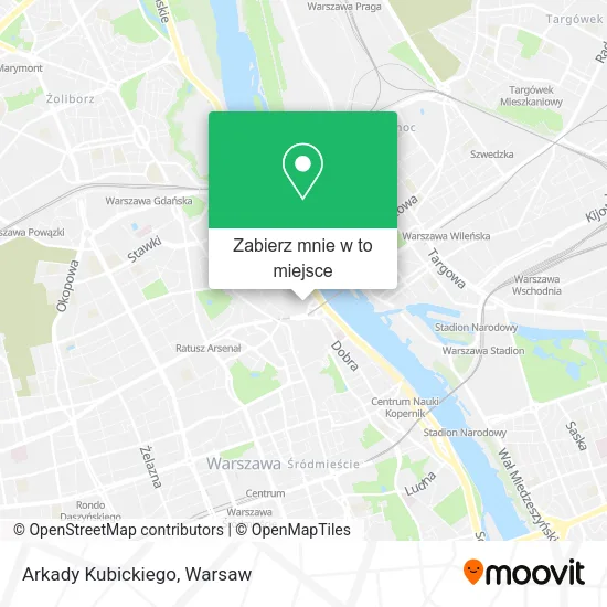 Mapa Arkady Kubickiego