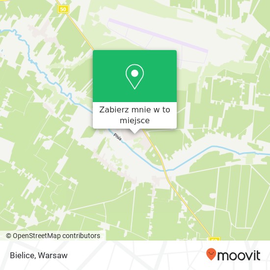 Mapa Bielice