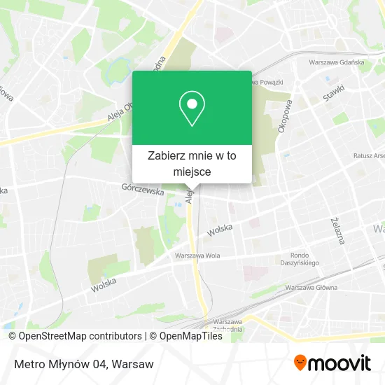 Mapa Metro Młynów 04