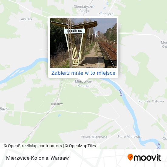 Mapa Mierzwice-Kolonia