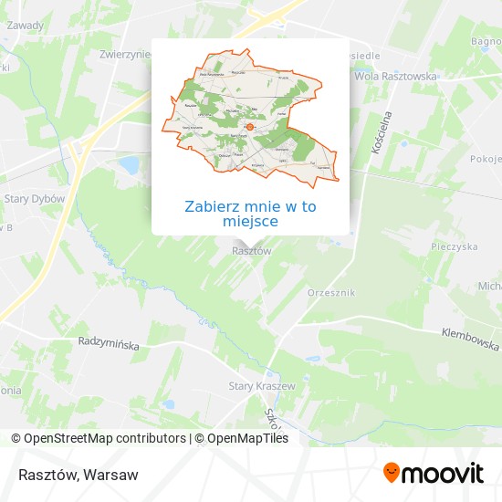 Mapa Rasztów