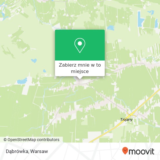 Mapa Dąbrówka