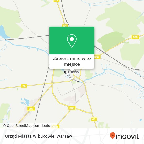 Mapa Urząd Miasta W Łukowie