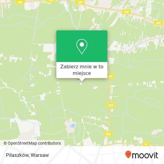 Mapa Pilaszków