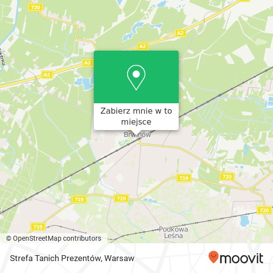 Mapa Strefa Tanich Prezentów