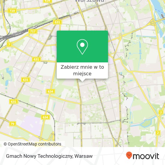 Mapa Gmach Nowy Technologiczny