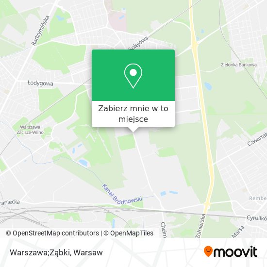 Mapa Warszawa;Ząbki