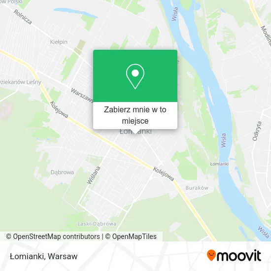 Mapa Łomianki