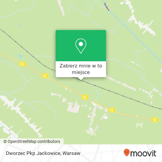 Mapa Dworzec Pkp Jackowice