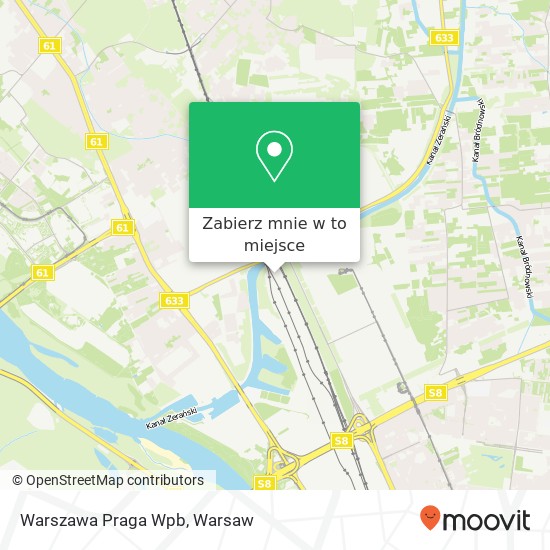 Mapa Warszawa Praga Wpb