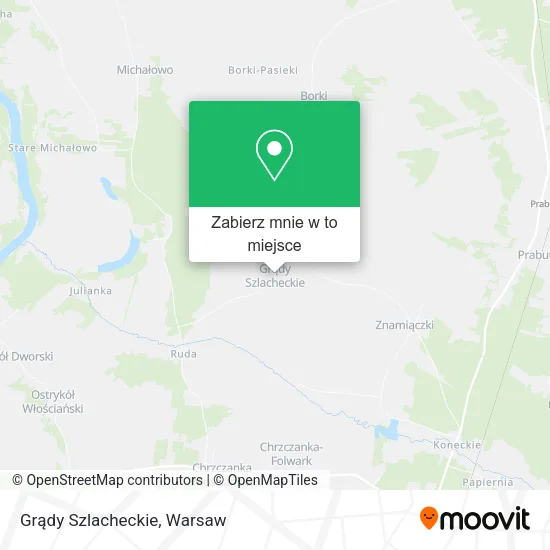 Mapa Grądy Szlacheckie