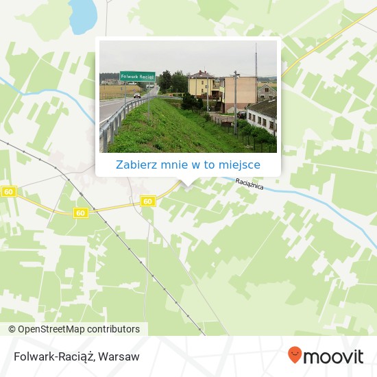 Mapa Folwark-Raciąż