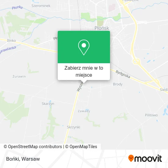Mapa Bońki