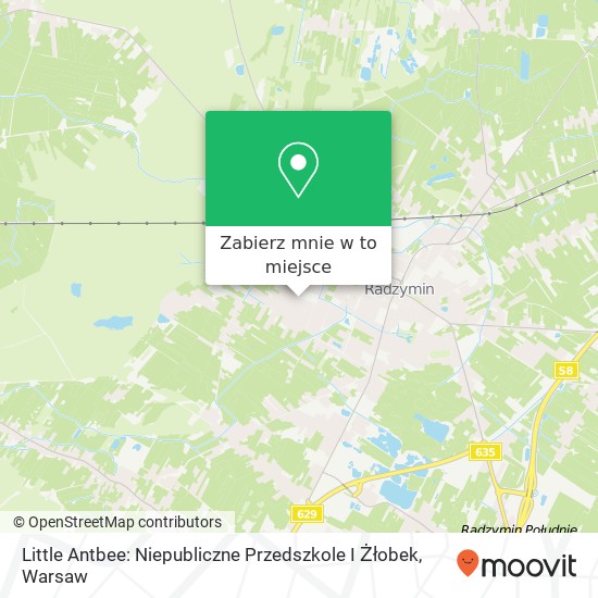 Mapa Little Antbee: Niepubliczne Przedszkole I Żłobek