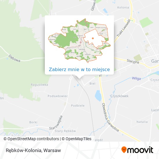 Mapa Rębków-Kolonia