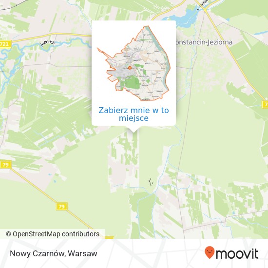 Mapa Nowy Czarnów