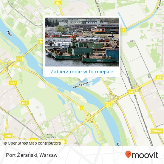 Mapa Port Żerański