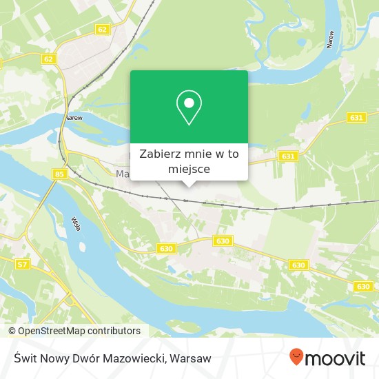 Mapa Świt Nowy Dwór Mazowiecki