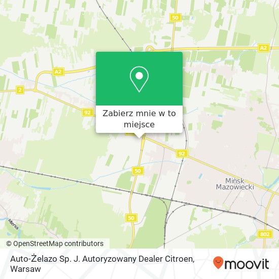 Mapa Auto-Żelazo Sp. J. Autoryzowany Dealer Citroen