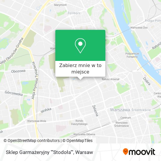 Mapa Sklep Garmażeryjny ""Stodoła""