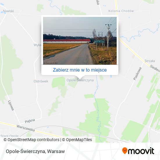 Mapa Opole-Świerczyna