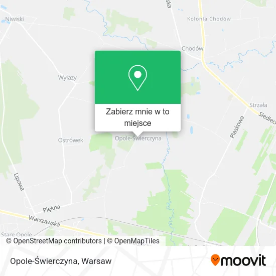 Mapa Opole-Świerczyna
