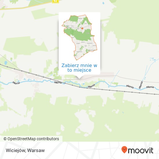 Mapa Wiciejów