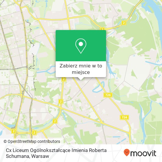 Mapa Cx Liceum Ogólnokształcące Imienia Roberta Schumana