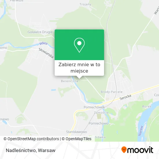 Mapa Nadleśnictwo