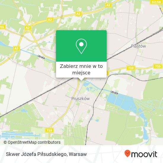 Mapa Skwer Józefa Piłsudskiego