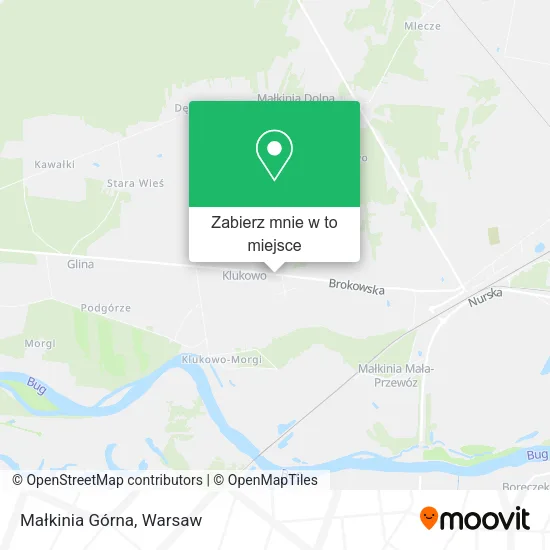Mapa Małkinia Górna