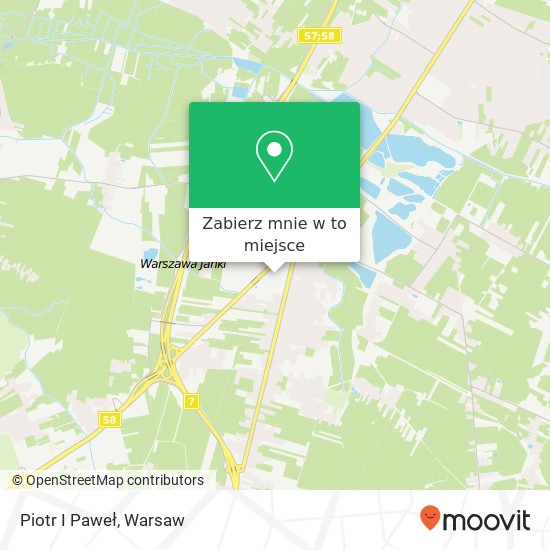 Mapa Piotr I Paweł