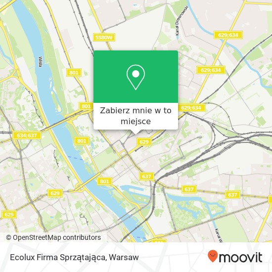 Mapa Ecolux Firma Sprzątająca