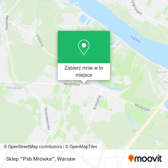 Mapa Sklep ""Psb Mrówka""
