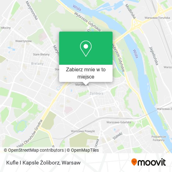 Mapa Kufle I Kapsle Żoliborz