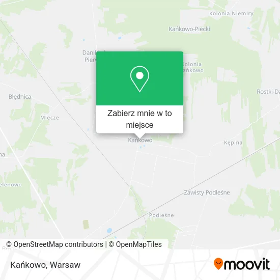 Mapa Kańkowo