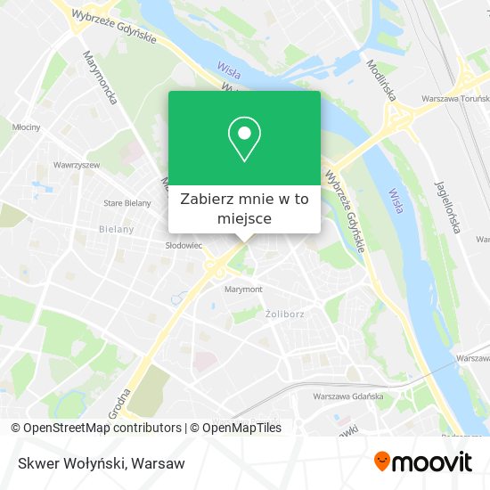 Mapa Skwer Wołyński