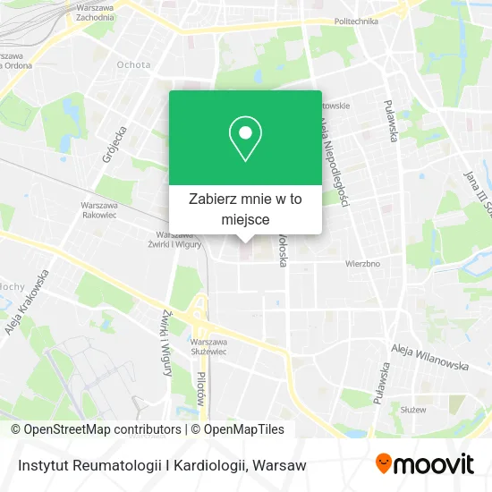Mapa Instytut Reumatologii I Kardiologii
