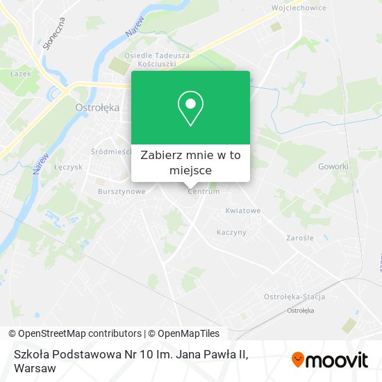 Mapa Szkoła Podstawowa Nr 10 Im. Jana Pawła II