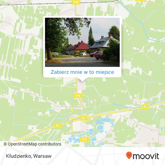 Mapa Kłudzienko