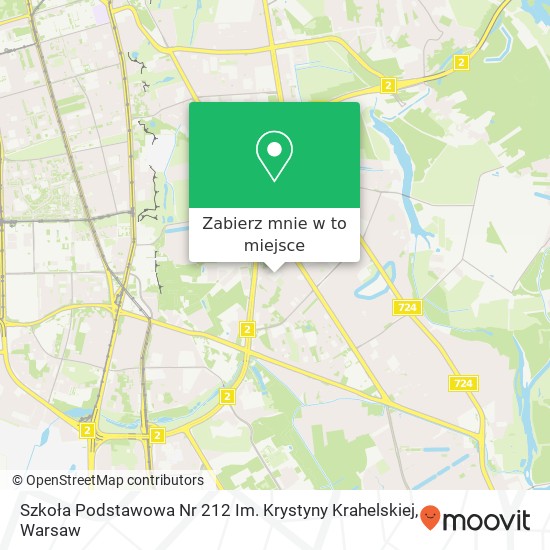 Mapa Szkoła Podstawowa Nr 212 Im. Krystyny Krahelskiej