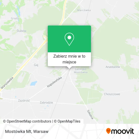 Mapa Mostówka Mt