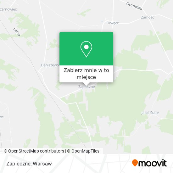 Mapa Zapieczne