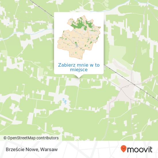 Mapa Brzeście Nowe