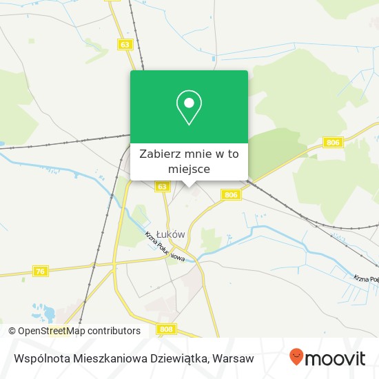 Mapa Wspólnota Mieszkaniowa Dziewiątka