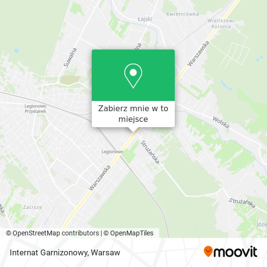 Mapa Internat Garnizonowy