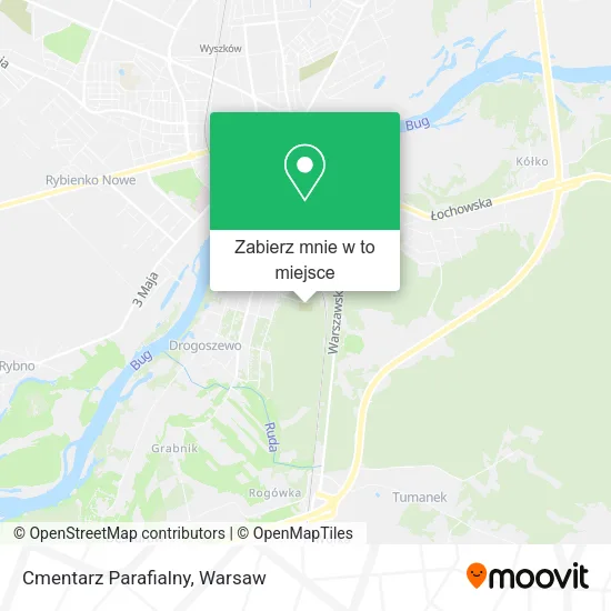 Mapa Cmentarz Parafialny