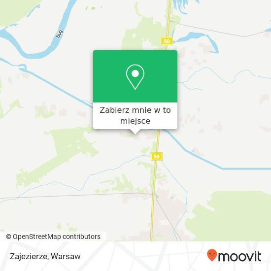 Mapa Zajezierze